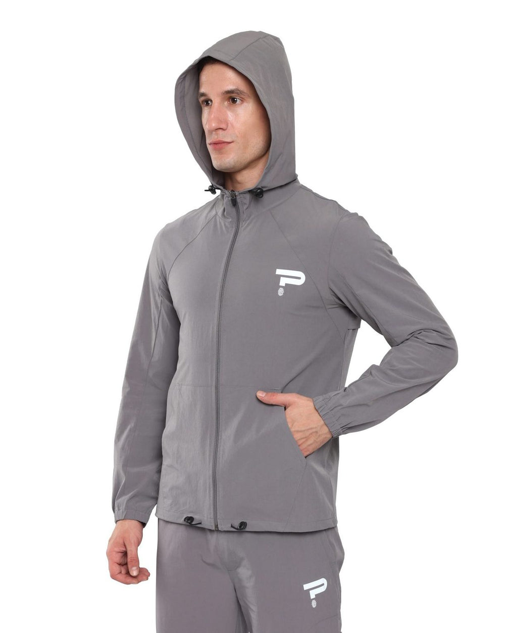 Stride-Edge Windbreaker Jacket