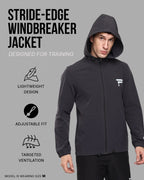 Stride-Edge Windbreaker Jacket