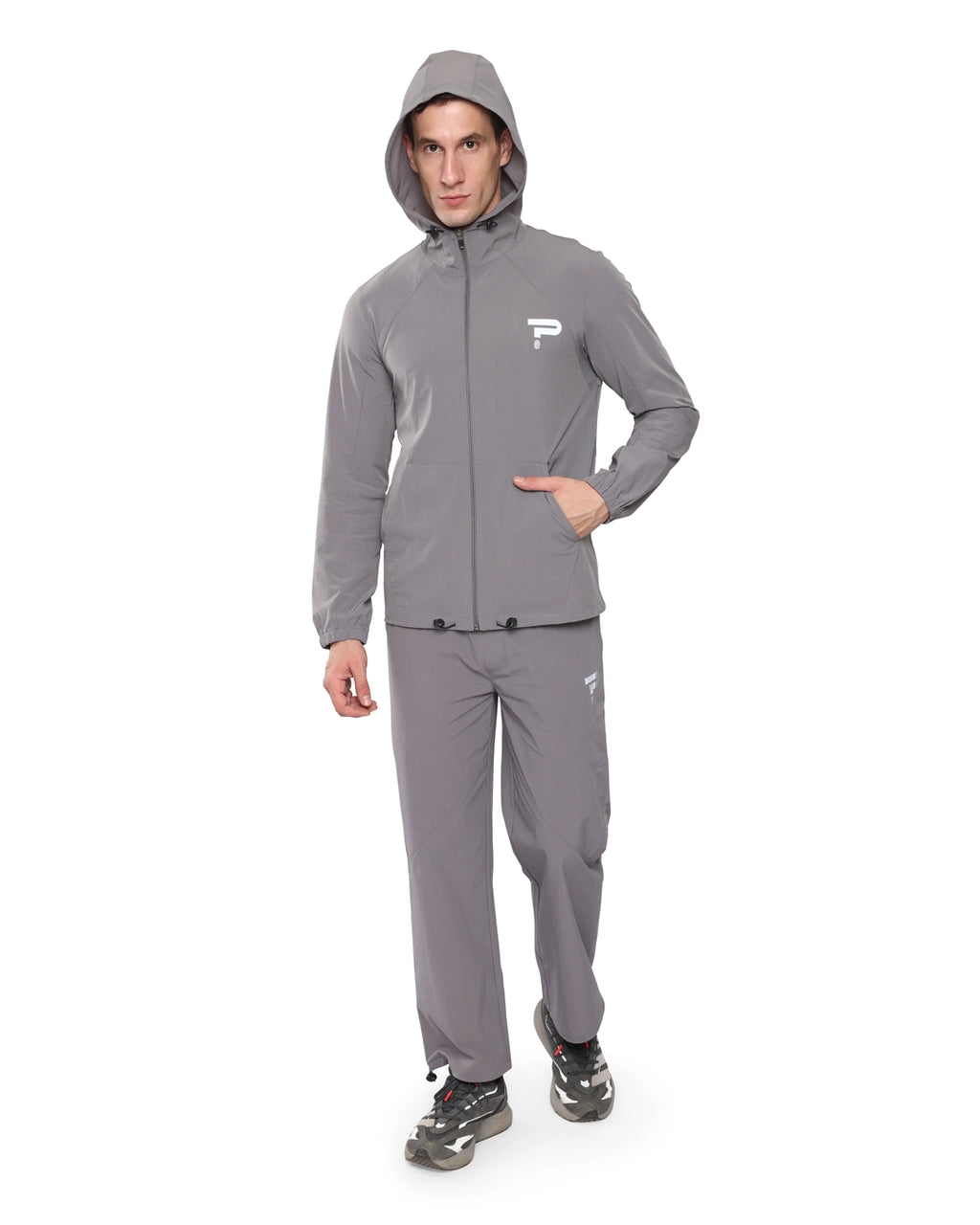 Stride-Edge Windbreaker Jacket